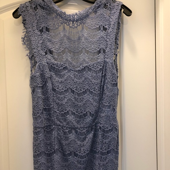 Free People Daydream Open Back Lace Dress Size M - Picture 3 of 6